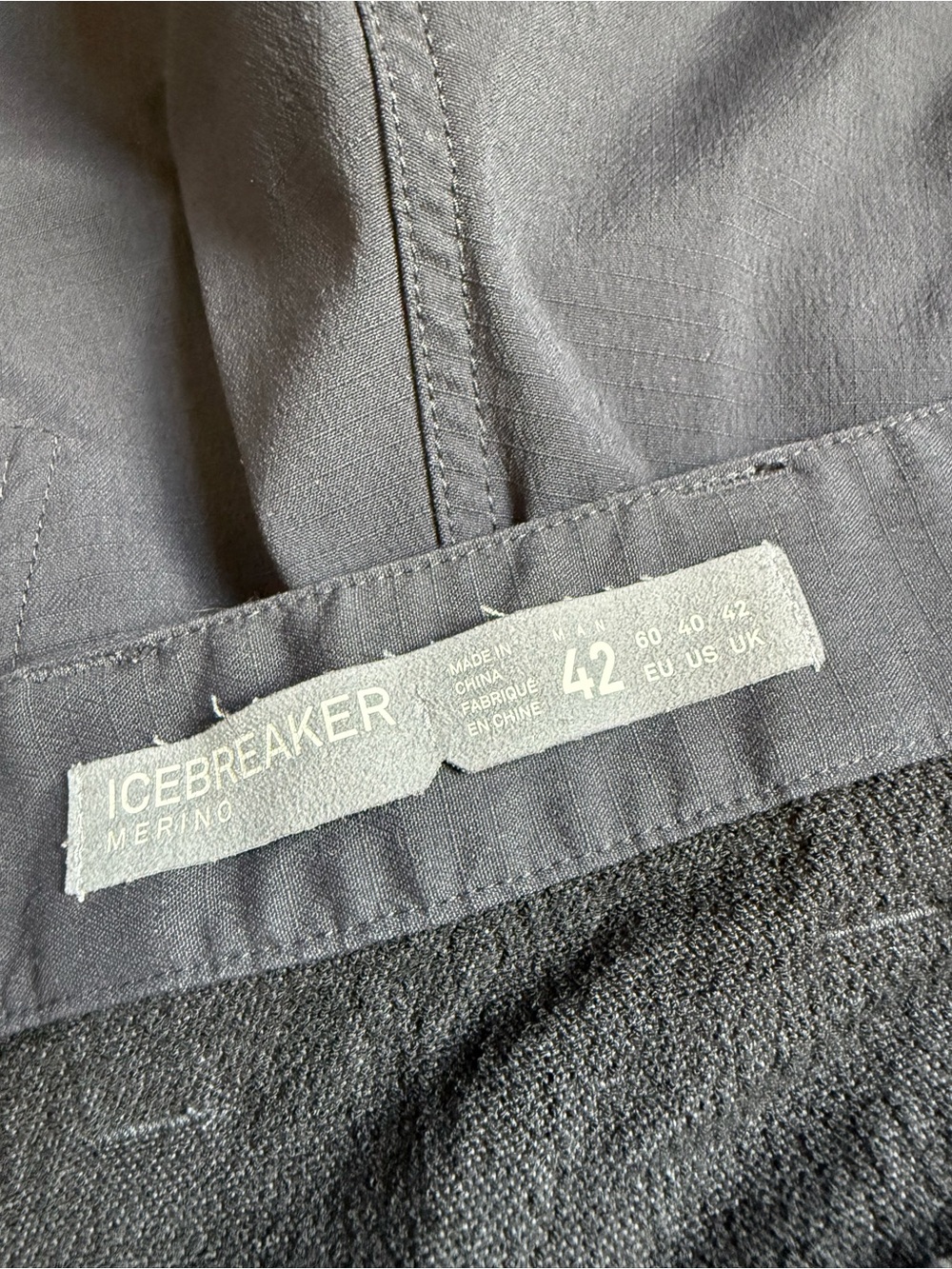 Icebreaker merino wool lined pants lot x 2 40 and 42 with 30 inch inseam - Picture 4 of 13
